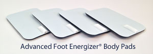 Set of 4 body pads for the Advanced Foot Energizer
