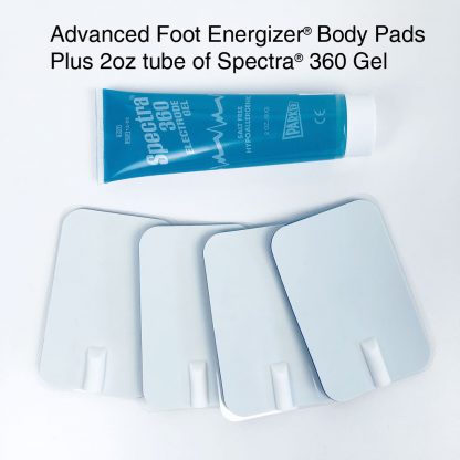 Advanced Foot Energizer Body Pads Plus Spectra Gel 2 oz Tube